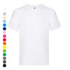 Fruit of the Loom heavy cotton t-shirt i 195g bomuld med rund hals – ekstra kraftig tee til hverdagsbrug, hvid
