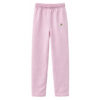 Limited edition Fruit of the Loom joggingbukser uden elastik ved fødderne– sweatbukser med åbne ben og sidelommer, lille logo. Lyserød, pink
