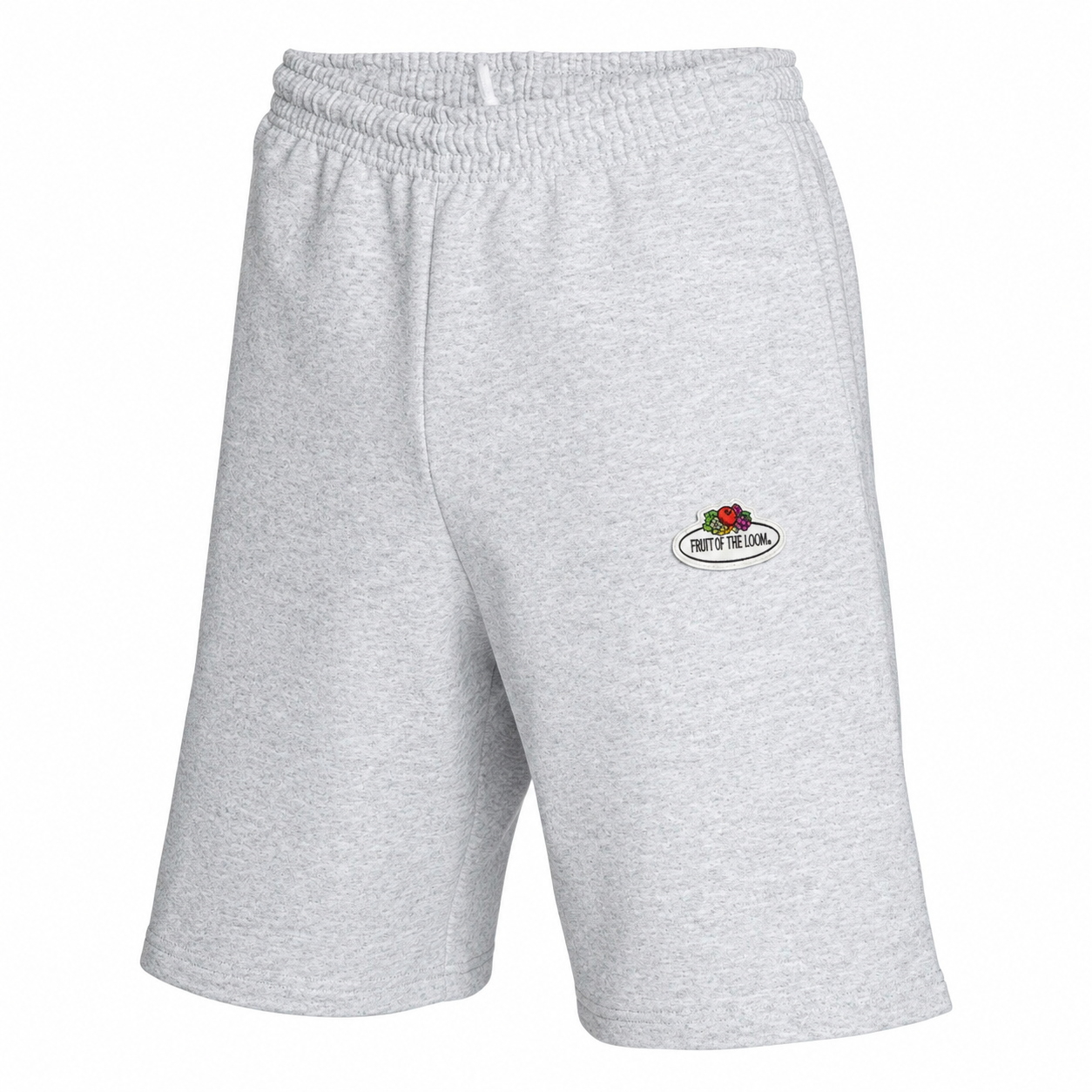 Fruit of the Loom shorts med logo i farven lysegrå